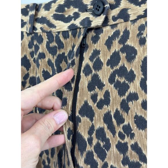 Carlisle leopard women’s 8 pleated tapered slacks - Picture 5 of 11